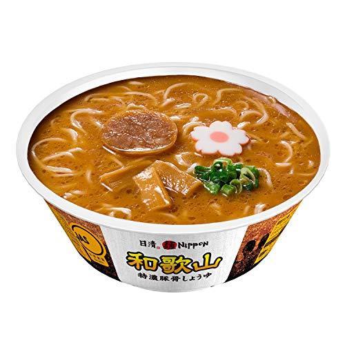 日清食品 麺NIPPON 和歌山特濃豚骨しょうゆ 124g×12個