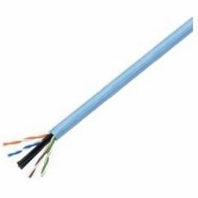 『2年保証』 伸興電線 エコ電線 LAN用メタルケーブル カテゴリー6 0.5mm 4対 300m巻 薄青 EM-SKLAN-CAT6 0.5mm×4P×300m - DIY