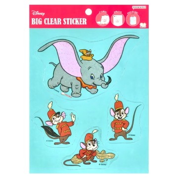 sun-star 透明貼紙套組-小飛象  1張