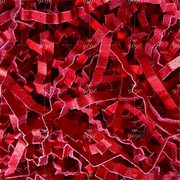 💙喬熙💙金蔥皺褶拉菲草(大囍紅) 台灣現貨 金莎拉菲草 波浪包裝草 皺褶包裝草 包裝草 碎紙絲 包裝絲 裝飾紙 禮物包裝