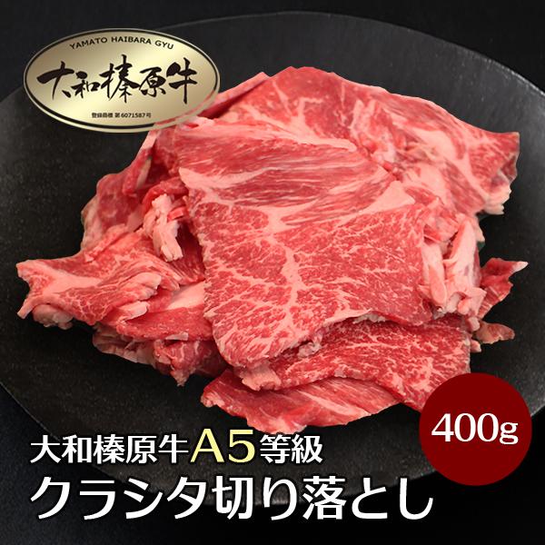 牛肉 肉 切り落とし 黒毛和牛 大和榛原牛 A5 クラシタ 切り落とし 肩ロース 500g  送料無料 冷凍便