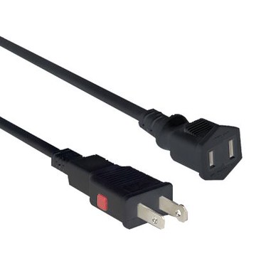 【威電】CK-2003-6頭安全 2孔 中繼線組6尺/1.8M(過載斷電 紅色自動保護器)