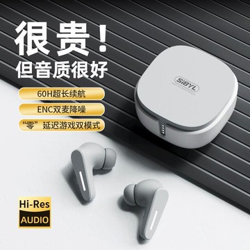 Sibyl 真耳機 入耳式雙耳降噪運動游戲高音質華為蘋果適用