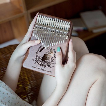 手指琴 【仙女必備】拇指琴卡林巴琴17音琴初學者kalimba樂器手指鋼琴【MJ3646】