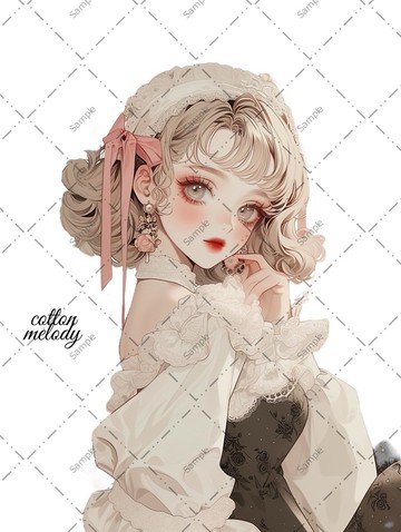 原創貼紙 no.965 人物貼紙 原創貼紙 人物貼紙 女孩貼紙 原創人物貼紙