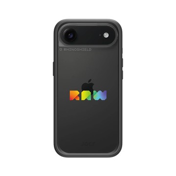 iPhone Air Mod NX -邊框背蓋組合 (相機按鈕) 黑 - JOCR - Raw Rainbow
