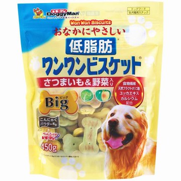 Friendly Dogiman belly low-fat Doggy biscuits Big sweet potato & vegetables containing 450g