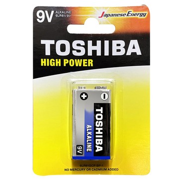 TOSHIBA 9V 鹼性電池4入