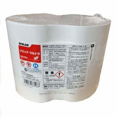 エコラボ　ソリッドウルトラ　3kg 3個　業務用　食器洗浄　洗剤 r400