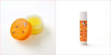 優佳雅Yojiya京都藝妓頭經典必買-天然柚子護唇膏柑橘水果香藥妝失心瘋推薦款--日本製--現貨