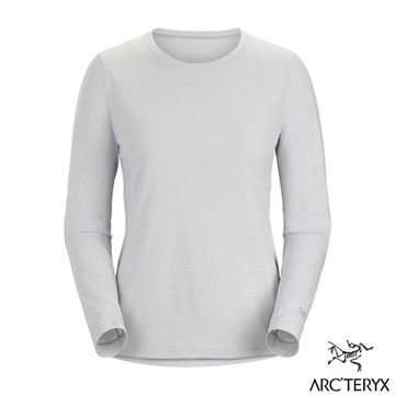 【Arcteryx 始祖鳥官方直營】女 Taema 快乾長袖圓領衫 空氣雜灰