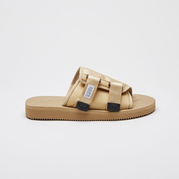 SUICOKE KAW-CAB OG-081CAB 沙色 側扣 魔鬼氈 拖鞋 抗菌內裡【SK22081CABBE】