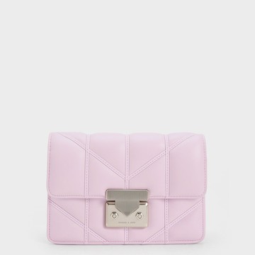 Eduora 絎縫鍊條小方包