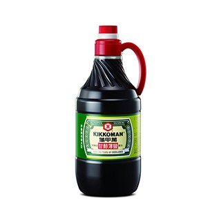 龜甲萬 甘醇薄鹽醬油 1箱6入 1600ml瓶