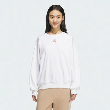 ADIDAS WORD FT CREW 女 圓領套頭衫 JZ8448
