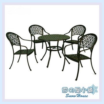 ╭☆雪之屋☆╯@鋁合金@中國風桌椅組*一桌四椅-原價34560元A48A45