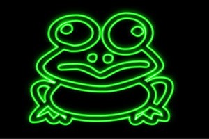 ネオン】カエル全身【蛙】【かえる】【カエル】【フロッグ】【Frog