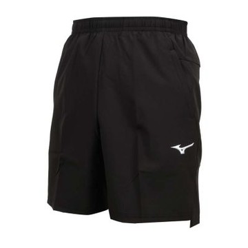 MIZUNO 男平織短褲-慢跑 訓練 美津濃 32TBD05409 黑白