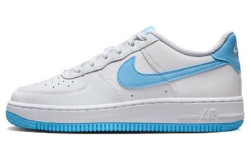 AIR FORCE 1 GS WHITE AQUARIUS BLUE