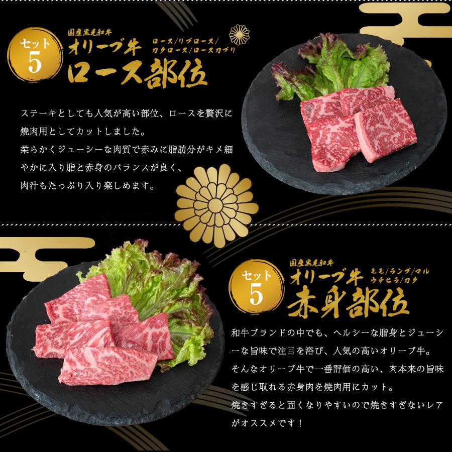 国産黒毛和牛オリーブ牛6種食べ比べ 焼肉 600g 送料無料 牛肉 牛 お肉 バーベキュー お歳暮 お中元 ギフト 焼肉セット