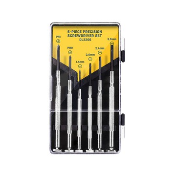 得力 Deli 精密鐘錶螺絲起子6件組 /盒 EDL3206【APP滿額下單10%點數(單一帳號最高5000點)】1/31止