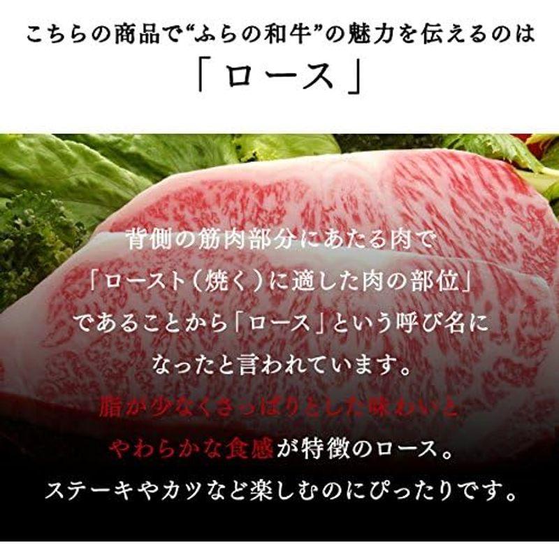 肉のあおやま 最高級の和牛 ギフト北海道産ふらの和牛 A4ランク以上 ロースステーキ 1kｇ（ステーキ 和牛 ギフト ロースステーキ）