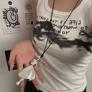 【台灣公司 可打統編】免運 復古朋克風金屬氣質女人吊墜項鏈女簡約高級感頸鏈鎖骨鏈項飾飾品 可開發票 全館五折 工廠現貨直銷 新品特價 z9211