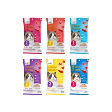 Catit嘿卡堤-海鑽貓餐包系列 180g (3x60g) x12入組(購買二件贈送寵喵樂-貓草玩具*1個隨機出貨)