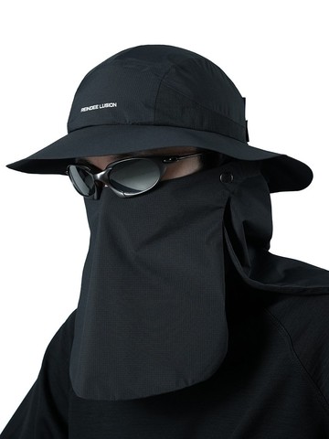 3合1機能戶外壓膠防水可拆卸防曬罩漁夫帽