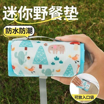 隔日達+現貨 迷你超輕🎉迷你便携野餐墊 防水防潮野餐墊 超輕口袋野餐墊 戶外便攜迷你 兒童海邊沙灘墊 防潮地佈 草地墊子