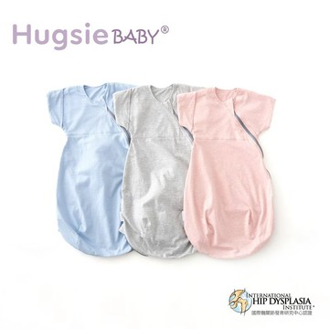 Hugsie BABY 成長蝶型包巾(麻灰/天藍/粉紅)★衛立兒生活館★