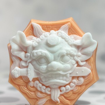 端午節 鎮宅平安八卦獅(獅咬劍) 平安皂