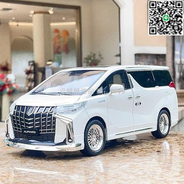 【卓越優選館】正版大號豐田埃爾法汽車模型 合金仿真車門可開 收藏擺件 兒童禮物 玩具車 車迷必備