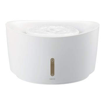 GEX 愛犬視窗型進階板飲水器 2.5L  DC馬達USB豆腐頭另售  白色  1盒