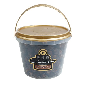 寶島鮮味獅 歡樂桶爆米花 歐蕾巧克力  200g  1桶