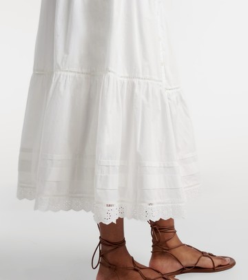 Poupette St Barth Ines broderie anglaise maxi skirt