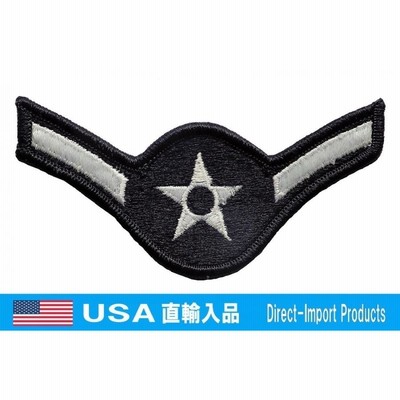 階級章風＆ワッペン記念盾 ☆2074 うれし USAF 中古 アメリカ空軍 階級章 パッチ ワッペン