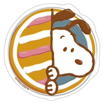 PEANUTS 史努比 磁吸氣囊手機支架  餅乾  1個