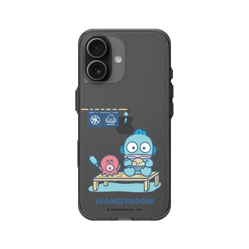 iPhone 17 Clear (相機按鈕) 酷墨灰 - 三麗鷗-人魚漢頓 Hangyodon - 點心時光