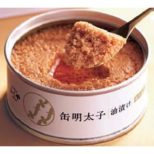 ふくや 缶明太子・油漬け 85g ×4個