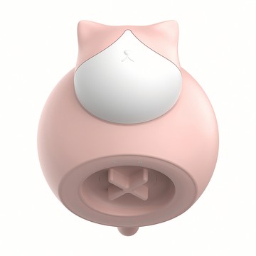 妝點家｜手掌寵物貓矽膠暖手熱水袋 櫻花粉