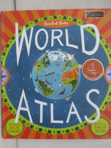 【書寶二手書T8／兒童文學_ZRN】Barefoot Books World Atlas_Crane, Nick / Dean, David