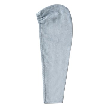 FaSoLa 雙面立絨吸水快乾綁帶乾髮帽  藍色  1個