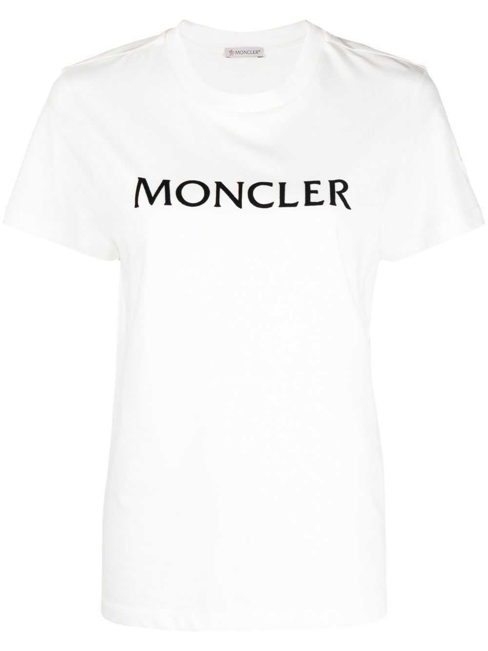Moncler white t shirt women's deals