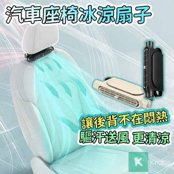 臺灣出貨 汽車座椅通風扇 後座風扇 車用電風扇 車用座椅扇 靜音風扇 汽車枕後風扇 車用冷氣扇 排汗神器 夏季汽車usb