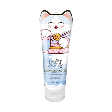 UNICAT 變臉貓 保濕淨膚溫和洗面乳 山羊奶萃取 100ml  1條