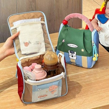 👜 化妝收納包 👜可爱小狗手提洗漱包大容量便携防水旅行收纳包女化妆包洗漱收纳袋