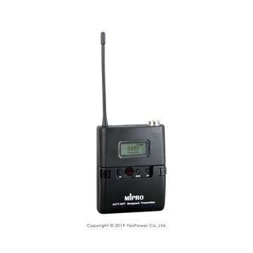 ACT-30T MIPRO 原廠UHF佩戴式發射器(不含麥克風)/訂製品下標後請提供頻率相關資料