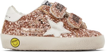 Golden Goose 粉色 Old School 婴儿运动鞋