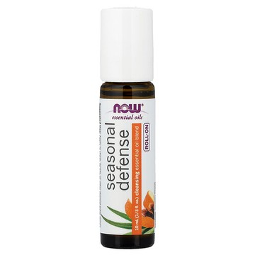 NOW Foods, 精油，滾珠，季節性防護，1/3 液量盎司（10 毫升）